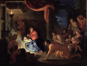 Adorazione dei pastori, 1689 da Charles Le Brun